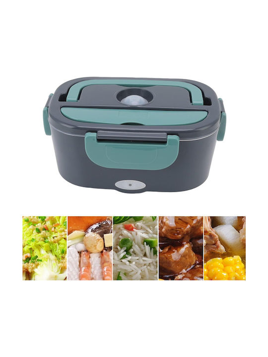 Inox Electric Lunch Box Green 23x16.5cm