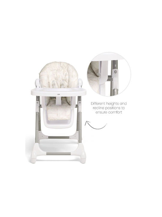 Mamas & Papas Snax Beiges Klappbarer Baby Hochstuhl