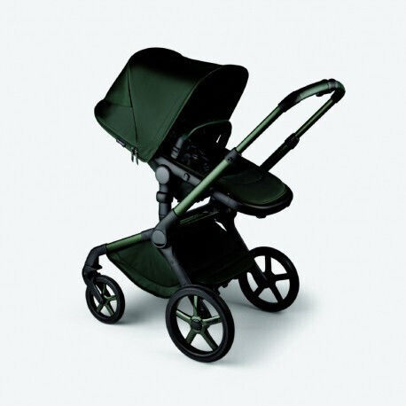 Bugaboo Fox 5 Noir Limited Edition Бебешка количка 2 в 1 Midnight Green