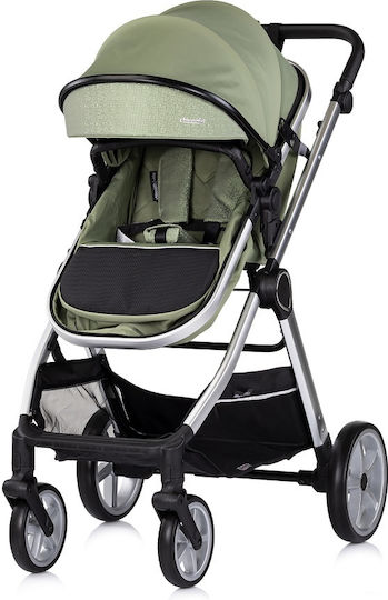 Chipolino Vista Adjustable 2 in 1 Baby Stroller Suitable for Newborn Basil 9.7kg