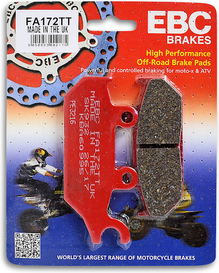 EBC Motorcycle Brake Pads Front for Yamaha XT 600