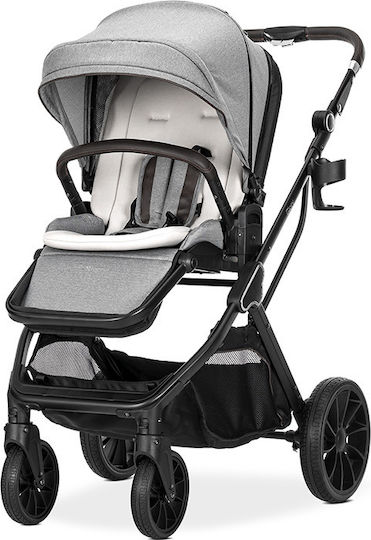 Lorelli Glory Adjustable 2 in 1 Baby Stroller Suitable for Newborn Gray 22kg