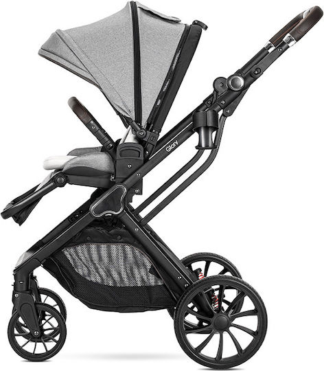 Lorelli Glory Adjustable 2 in 1 Baby Stroller Suitable for Newborn Gray 22kg