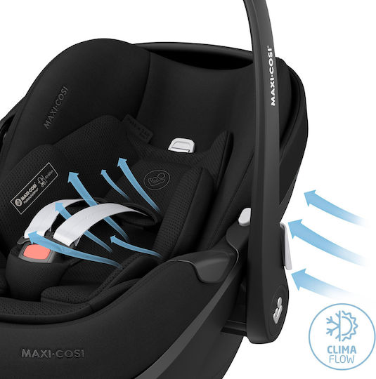 Maxi-Cosi Pebble 360 Pro2 Детско Столче за Кола i-Размер с Isofix Основно черно