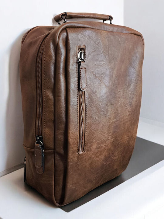 Paolo Bags Backpack Καφέ