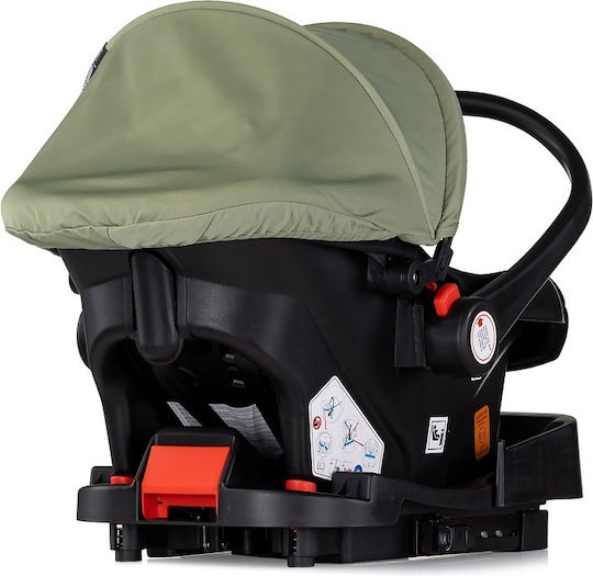 Chipolino Baby Car Seat with Isofix Vista Basil 0-13 kg