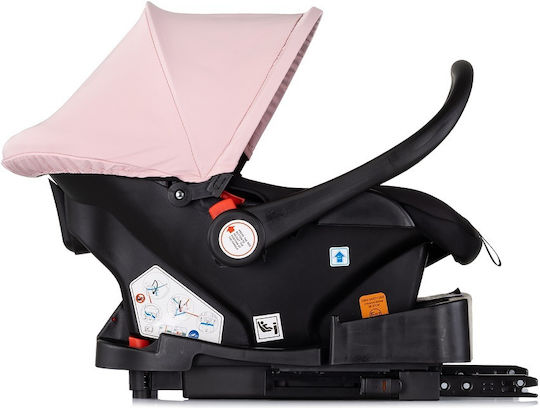 Chipolino Baby Car Seat with Isofix Pink Marshmallow 0-13 kg