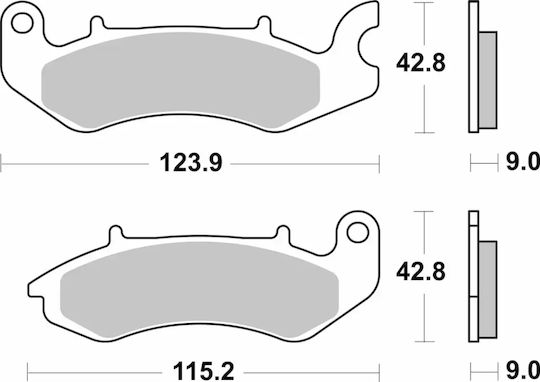SBS Plăcuțe de frână pentru motociclete pentru Keeway K-Light 125 Yamaha Magazin online