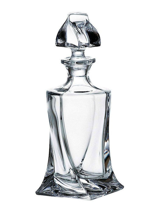 Mikamax Crystal Decanter with Stopper & Glasses 850ml 3pcs