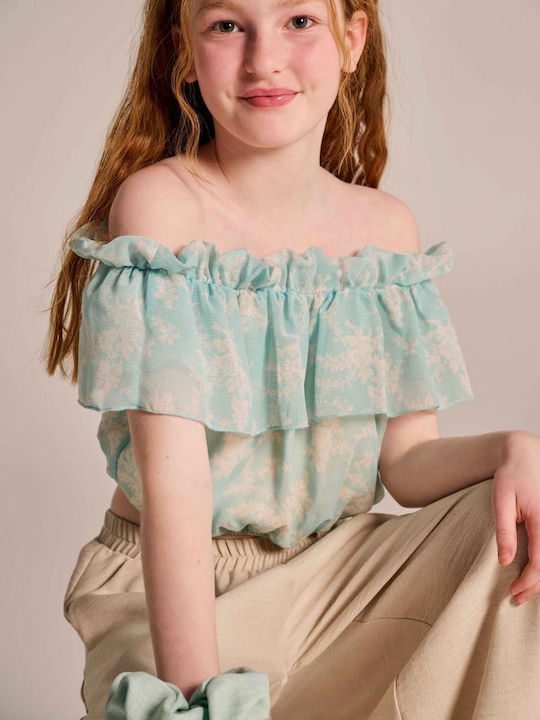 Kids' Shirt Sleeveless Turquoise