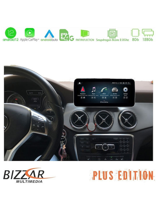 Bizzar Ηχοσύστημα Αυτοκινήτου για Mercedes-Benz GLA / A Class / B Class / C Class / CLA Class / G Class / E Class / GLK 2009-2016 (Bluetooth/USB/WiFi/GPS/Apple-Carplay/Android-Auto) με Οθόνη Αφής 12.3"
