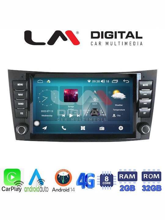 LM Digital Автомобилна Аудио Система (Блутут/USB/WiFi/GPS/Apple-Carplay/Android-Auto)