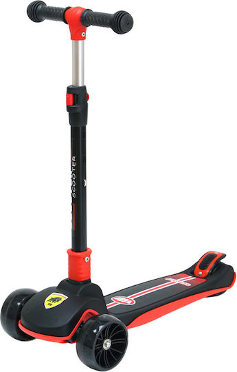 Homeone Kids Scooter 3-Wheel for 3+ Years Red