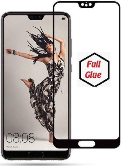 Full Glue Full Face Tempered Glass Black (Huawei P20 Pro)