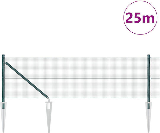 vidaXL Drahtgeflecht Elektrische Gitarren Grün 0.5x25m