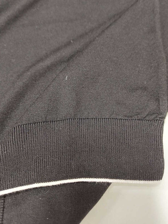 Polo Kurzarmbluse Black