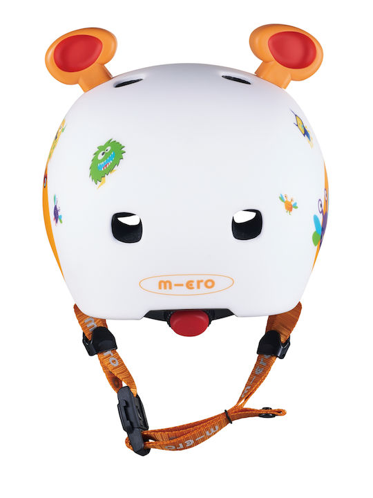 Micro 3D Monsters Kids' Helmet for City Bike Multicolour Small (48-53cm)