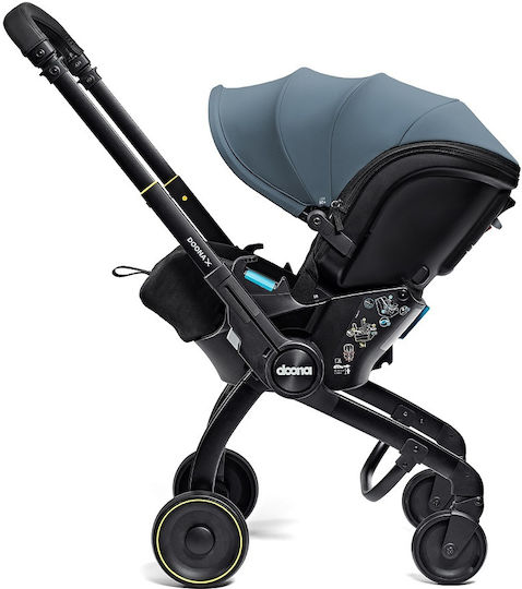 Doona X Car Seat & Stroller Καρότσι 2 σε 1 Kατάλληλο για Nεογέννητο Ocean Blue 8.3kg