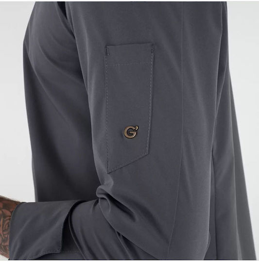 Giblor's Coat Chef Gray