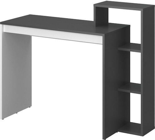 Γραφείο 110νsο 110x40x90εκ. Γραφίτη-λευκό