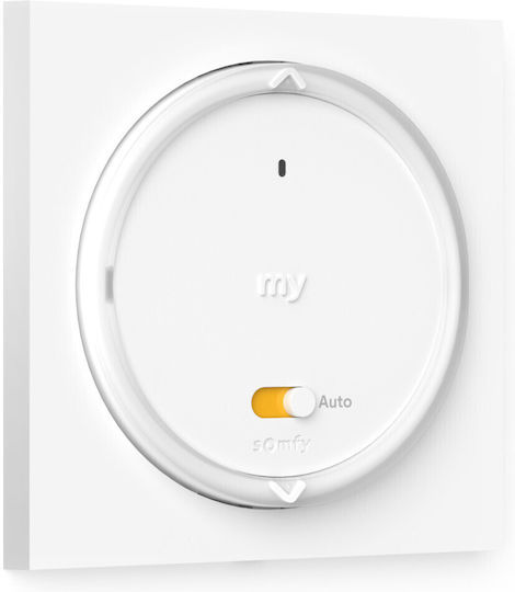 Somfy Comutator De Perete Montat Pe Perete Cu Senzor De Mișcare Cu Ramă Albă