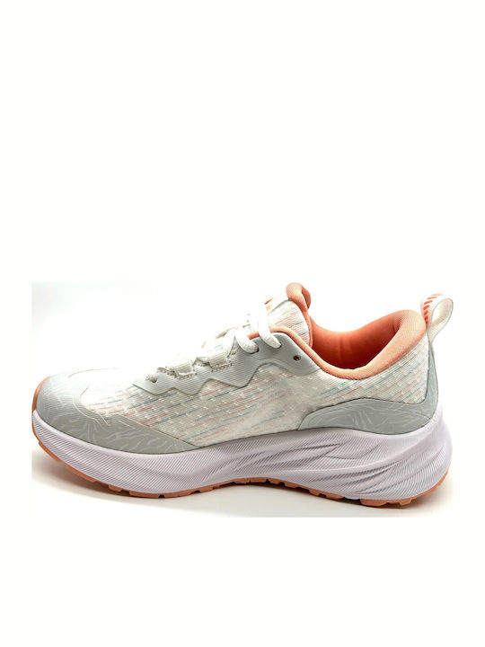 Anatomical Sneakers White-peach