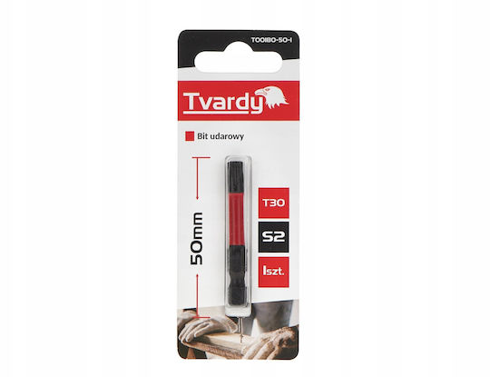 Tvardy Schraubendreher-Bit Torx mit Größe T30