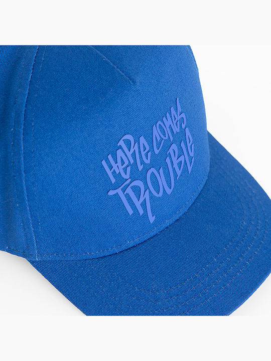 Cool Club Kinderhut Jockey Here Comes Trouble Blau