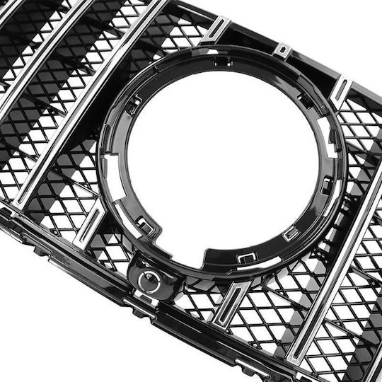 Mercedes-Benz GLC-Class X253 19+ Facelift GTR Panamericana Honeycomb Design Black Chrome Mask