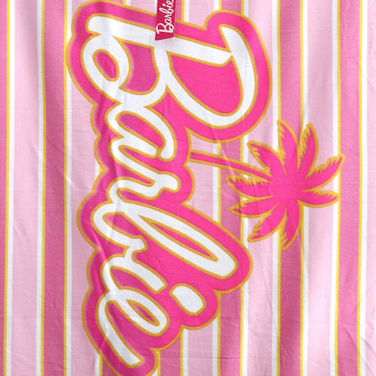 Barbie Strandtuch Mikrofaser Schnell Trocknend 90x170cm Ye37018 Rosa 90x170cm