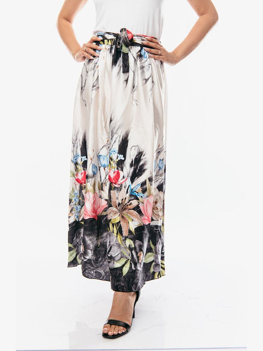 High-waisted Maxi Skirt Black