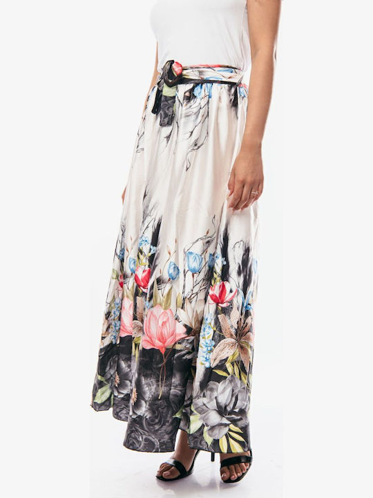 High-waisted Maxi Skirt Black