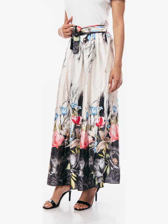 High-waisted Maxi Skirt Black