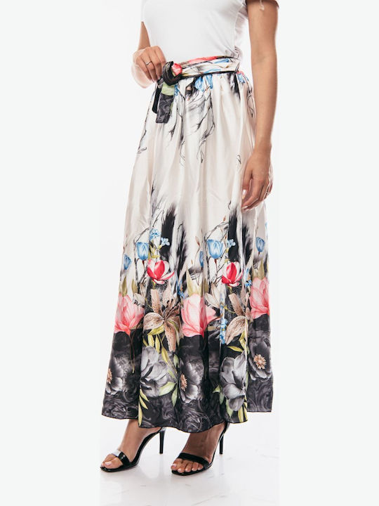 High-waisted Maxi Skirt Black