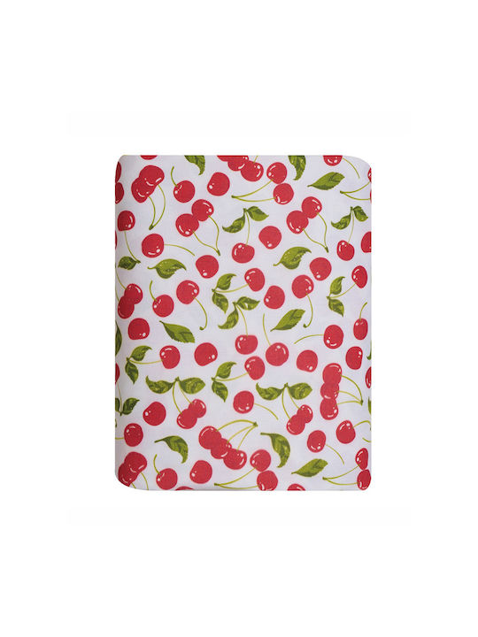 Kentia Trinity Christmas Tablecloth Fabric Red L140xW140cm.