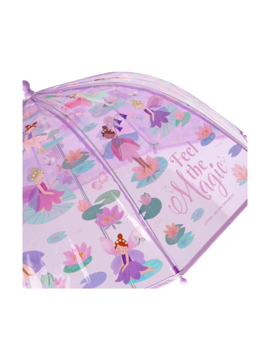 Legami Milano Kids Umbrella Curved Handle Transparent 70cm Legami Milano Kids Umbrella Curved Handle Transparent 70cm