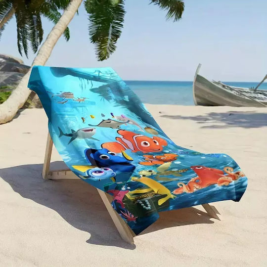 Πετσέτα Θαλάσσης Finding Nemo Βlue