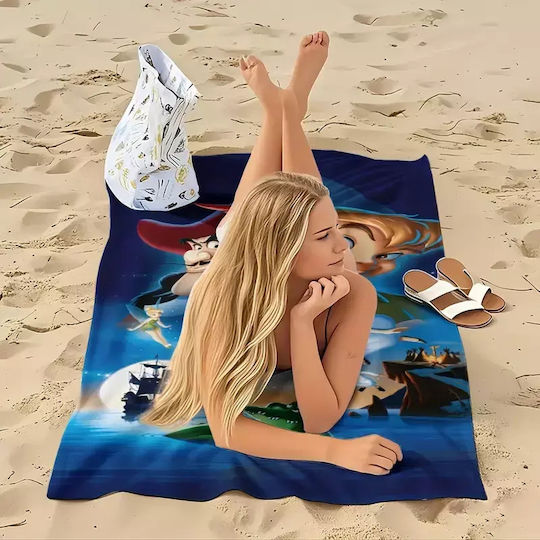 By Queen Beach Towel Blue 100x60cm.
