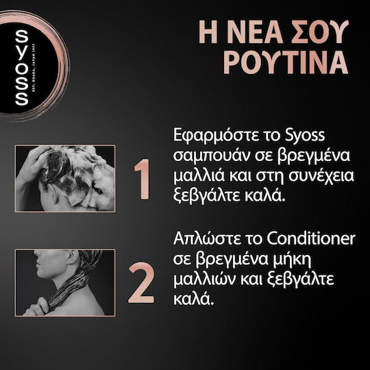 Syoss Keratin Blue Lotus Balsam Reconstrucție/Nutriție pentru Toate Tipurile de Păr 440ml