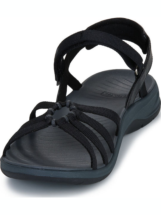 Women's Sporty Black Sandals