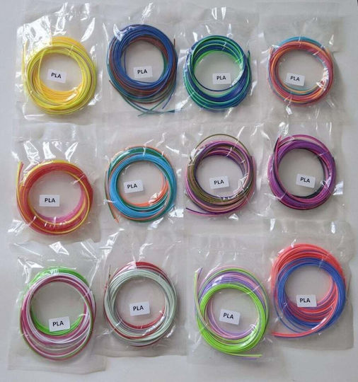 Serioux PLA 3D Printer Filament 1.75mm Multicolour 3pcs Refill