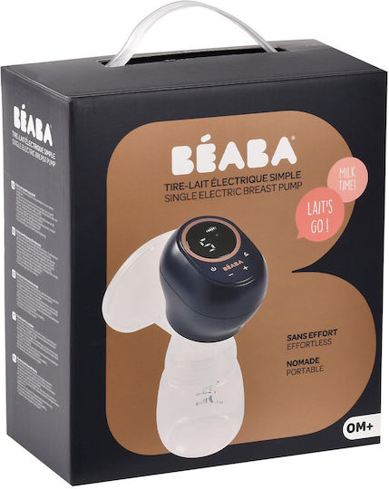 Beaba Pompa de sân simplă electrică Funcționează cu baterie Albastru 180ml