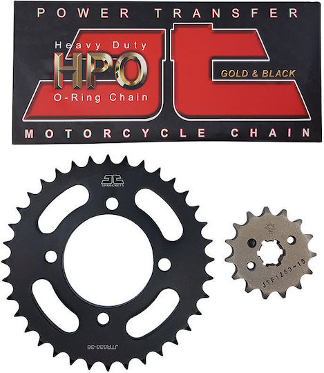 JT Sprockets Kette & Ritzel-Kit für Yamaha Crypton R 115