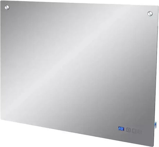 Eurom Panouri de încălzire cu infraroșu Perete Sticlă 600W Argint 60x80cm
