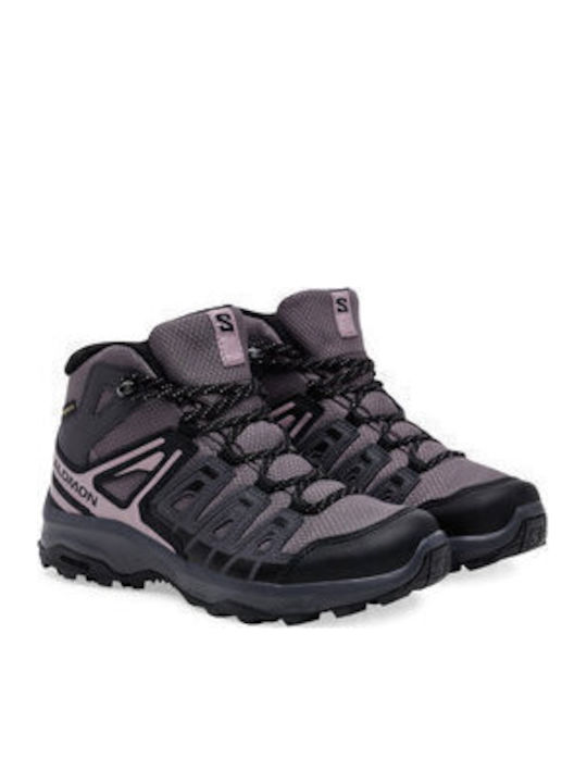 Salomon Extegra Mid GoreTex Women's Purple Gore-Tex Hiking Shoes
