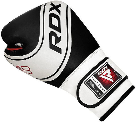 RDX 4b Robo Kids Boxing Gloves made of Synthetic Leather for Match White