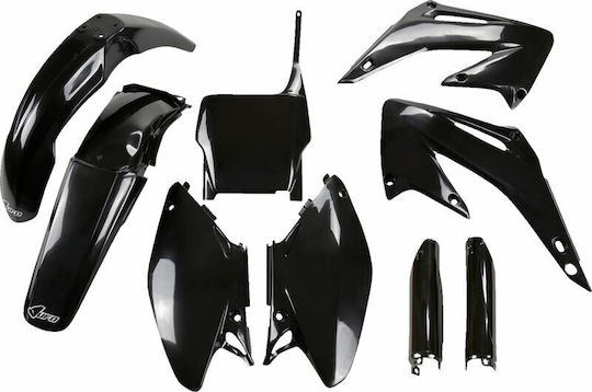 UFO Σετ Πλαστικά Μοτοσυκλέτας για Honda CR 250 / CR 125 Μαύρο