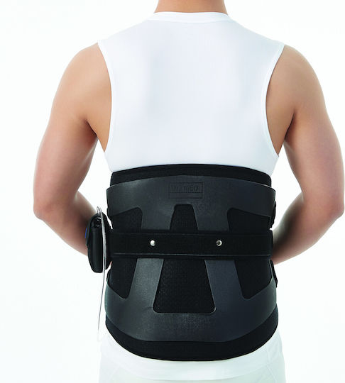 Medical Brace Einstellbar Schiene Luft Taille in Schwarz Farbe DR-B017BK