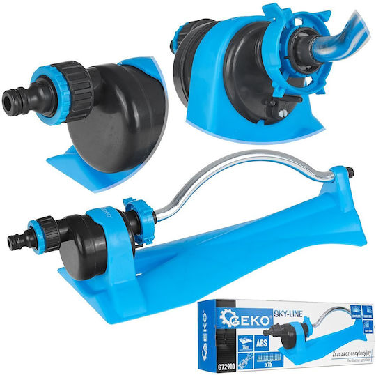 Adjustable Oscillating Sprinkler 15 Holes Sky-line Geko G72910