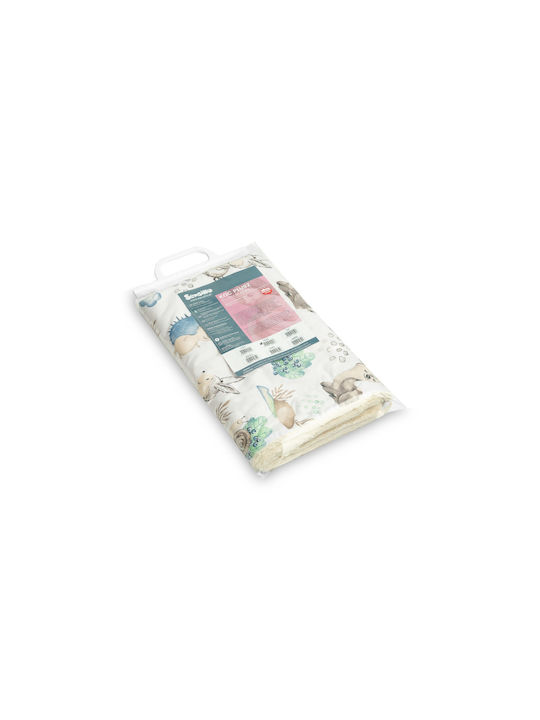 Beboulino Blanket Nursery Swaddling Blankets Velvet White 80x100cm